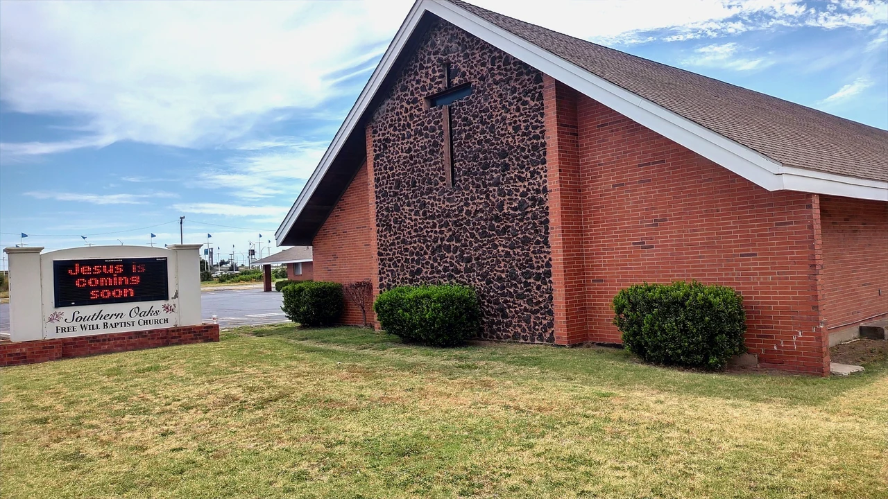 Southern Oaks Free Will Baptist Church on South Santa Fe Avenue